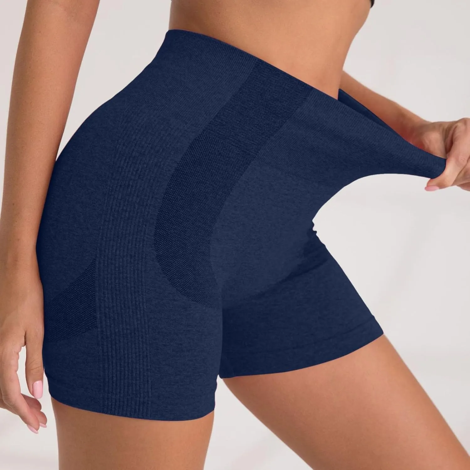 Workout Shorts For Women High Waisted Seamless Booty Shorts Activewear Workout Seamless Scrunch Butt Lifting Pant