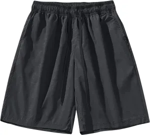 Xiaojmake Men's 7" Quick Dry Swim Trunk Quick Dry Swimming Shorts with Mesh Lining Athletic Sweat Short Swimwear Bathing Suit