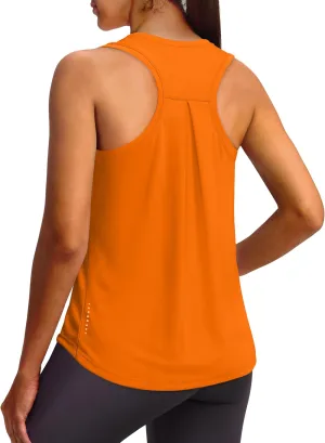 XIEERDUO Tank Top for Women Racerback Sleeveless Workout Tops Loose Fit Yoga Running Gym Shirts for Women