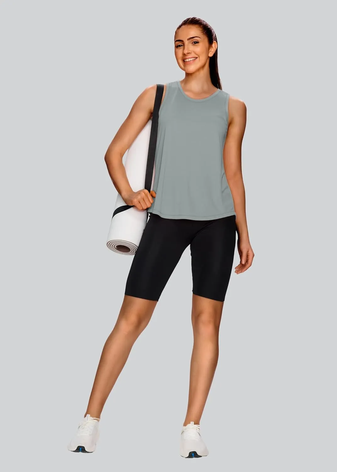 XIEERDUO Tank Top for Women Racerback Sleeveless Workout Tops Loose Fit Yoga Running Gym Shirts for Women