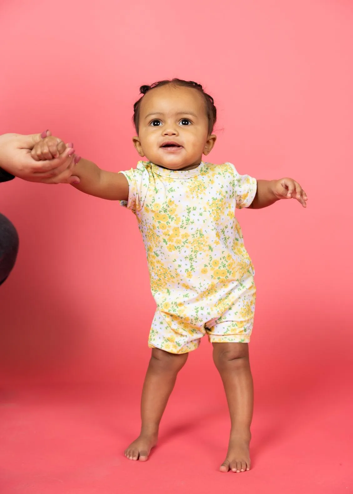 Yellow Meadow | Baby Shorties Rashguard (Unisex)