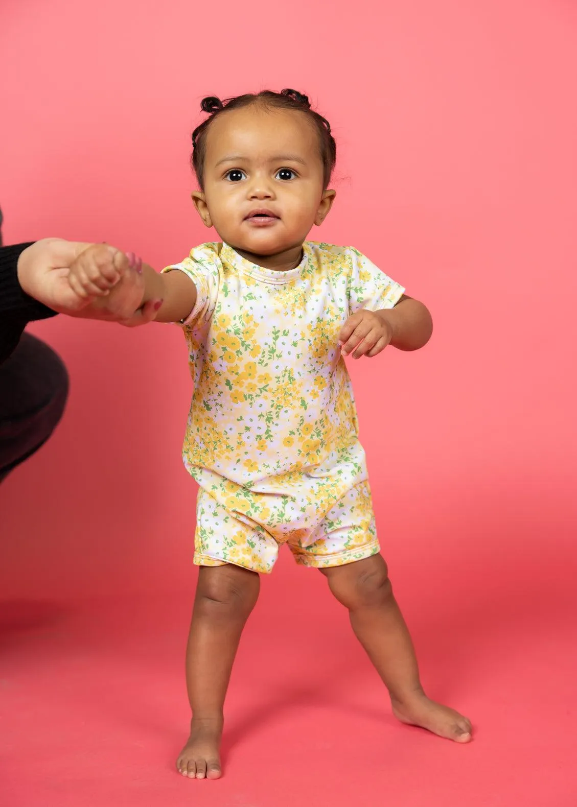 Yellow Meadow | Baby Shorties Rashguard (Unisex)