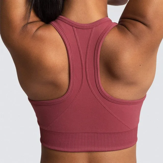 Yoga 2 Piece Set Leggings Elastic Sports Bras Gym Fitness Sportswear Workout Seamless Yoga Suit Sport Wear Suit Woman