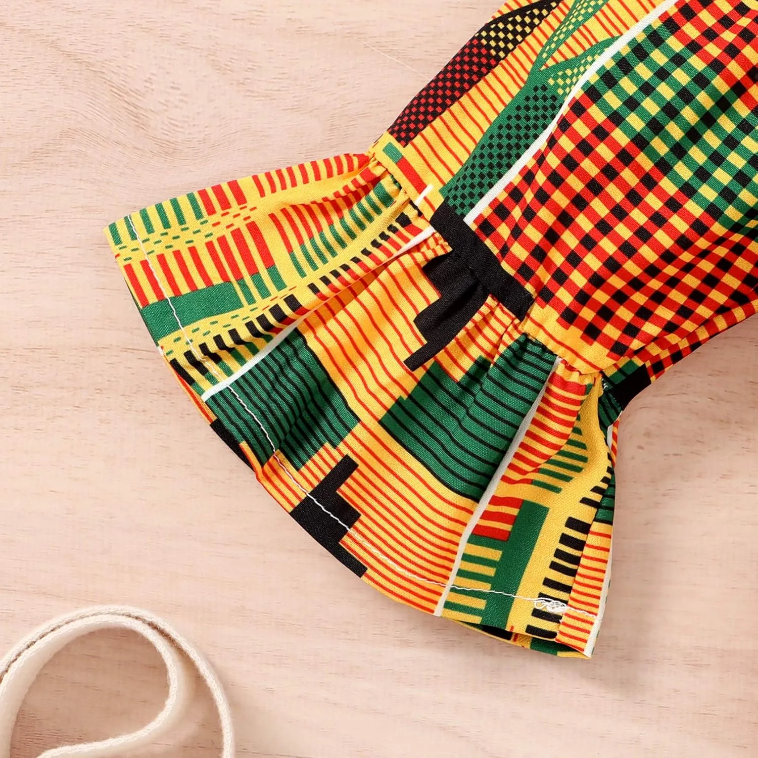 YOUNGER TREE African Baby Clothes Girl Dashiki Ankara Outfit Set