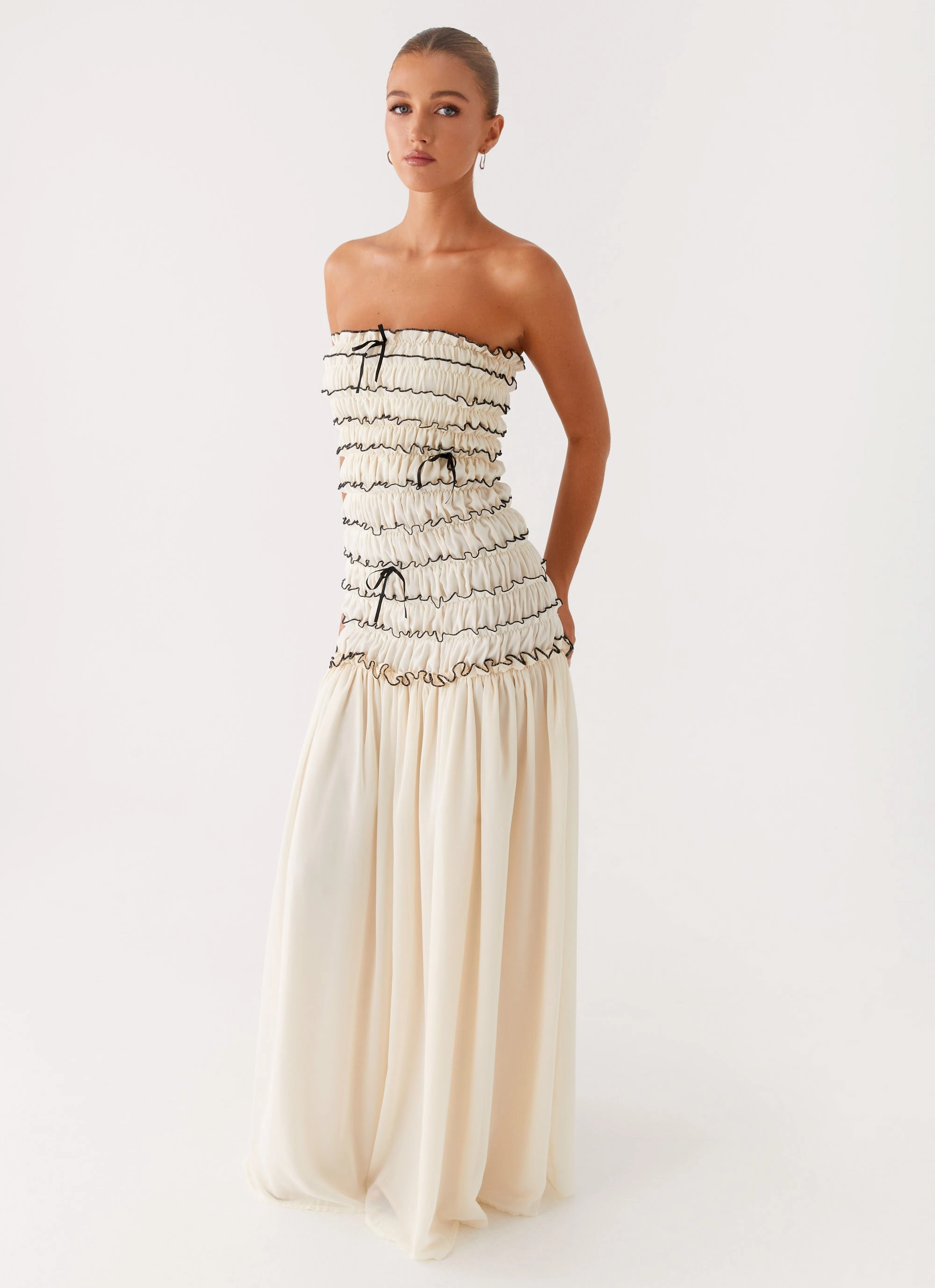 Relax Piece All Gender Zariah Maxi Dress - Ivory