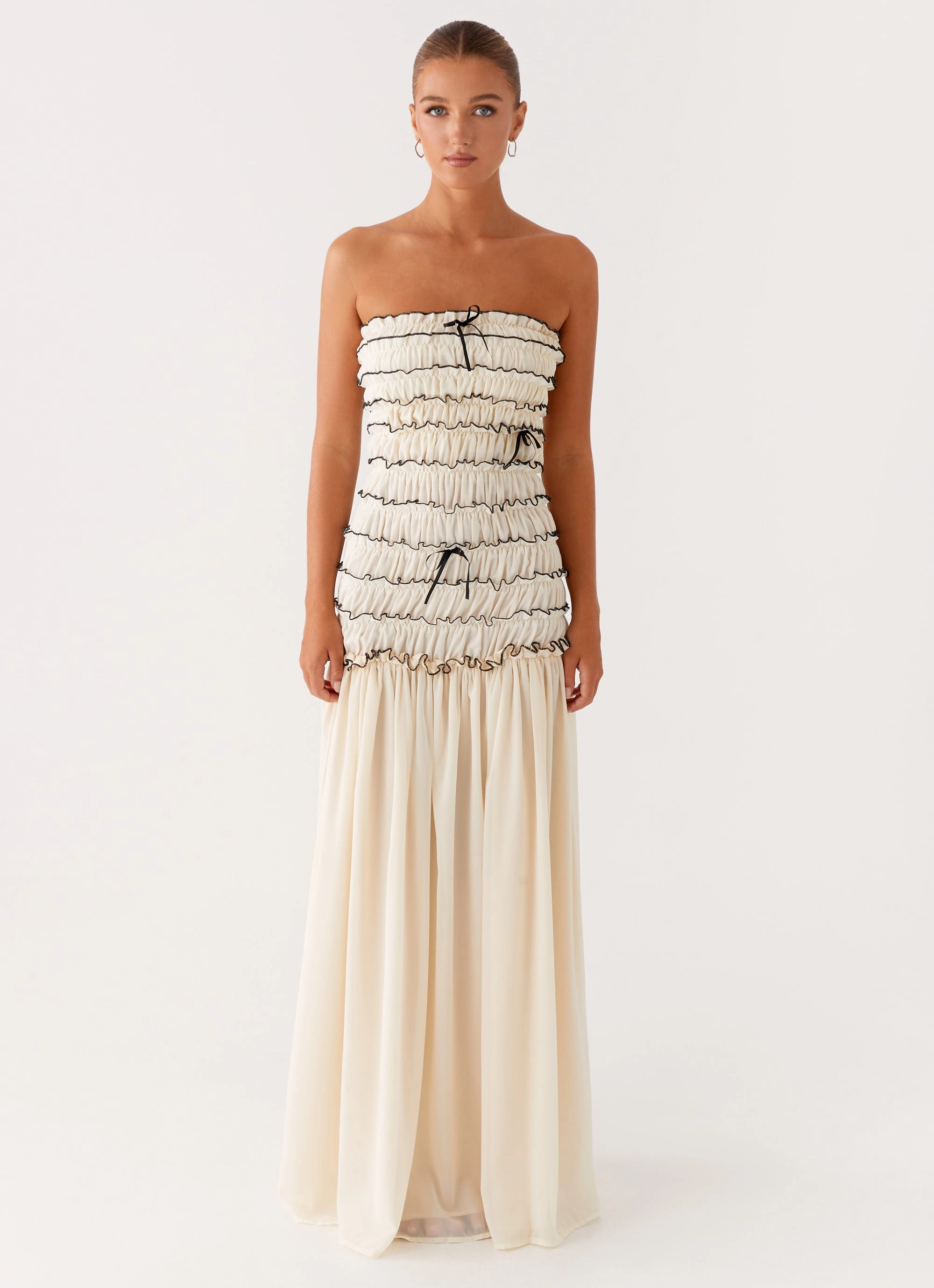 Zariah Maxi Dress - Ivory Daily Form