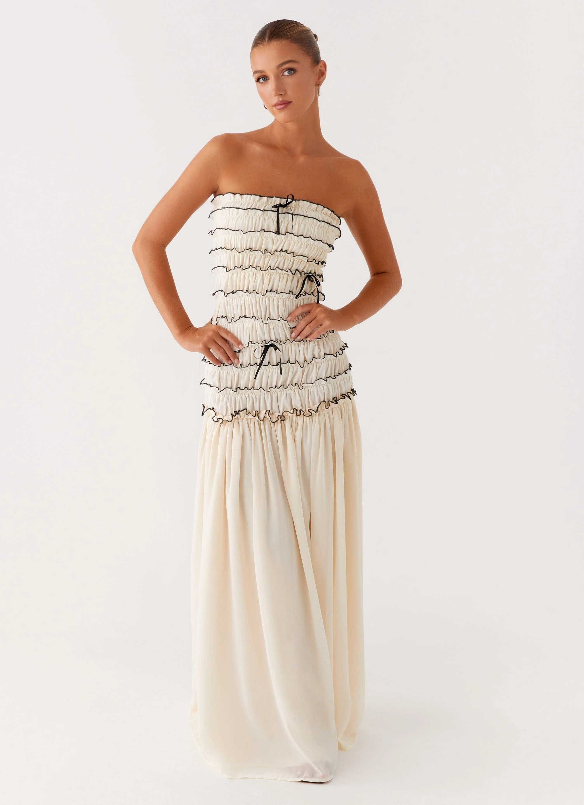 Versatile Comfort Zariah Maxi Dress - Ivory