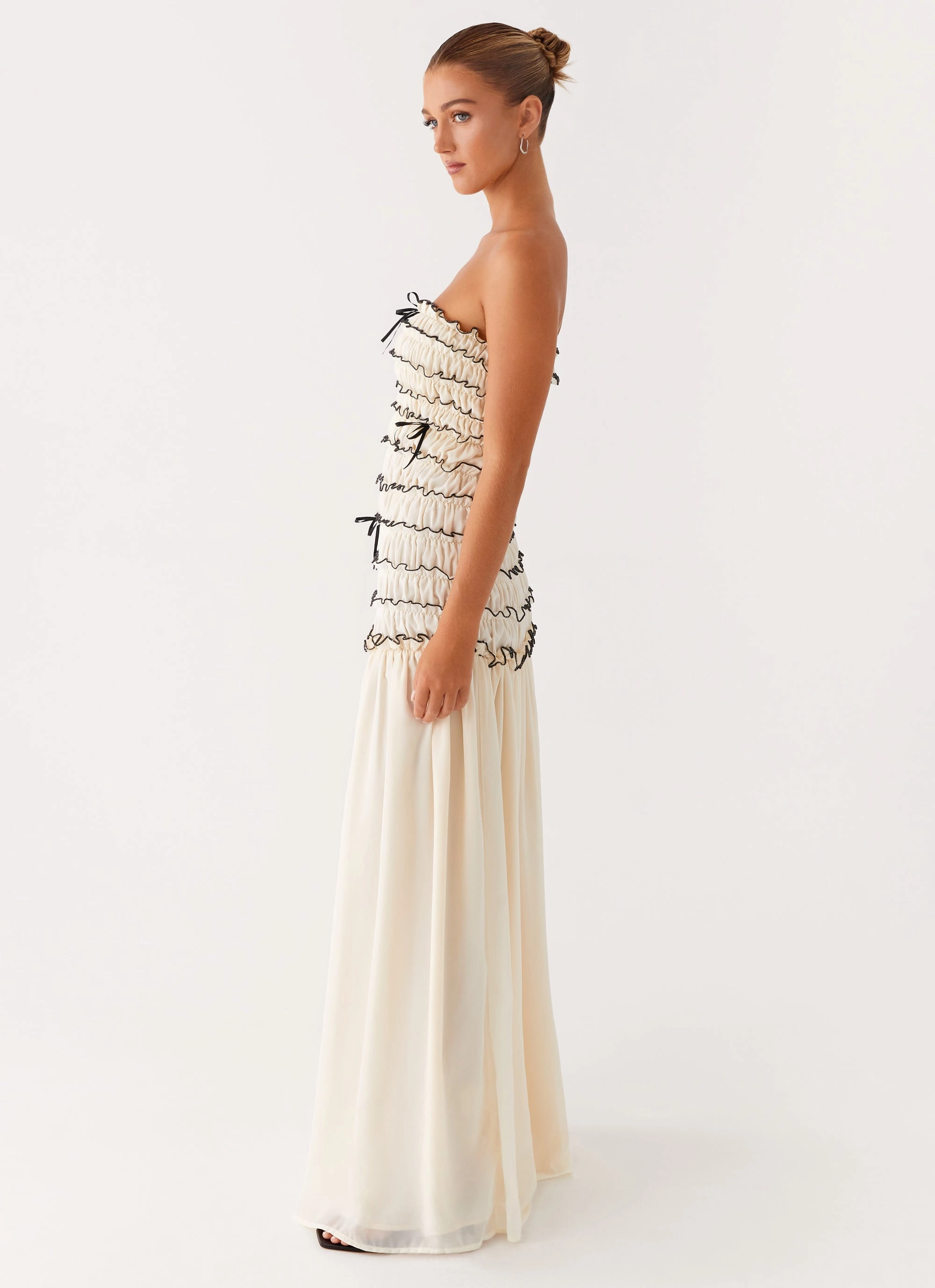 Zariah Maxi Dress - Ivory Formal Choice