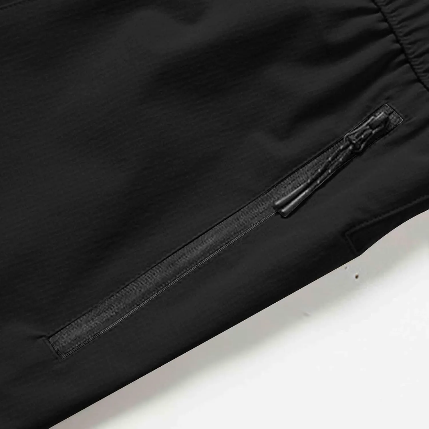 Zipper Pockets Shorts Men Summer Quick Dry Plus Size Casual Elastic Waist Trunks Athletic Workout Activewear